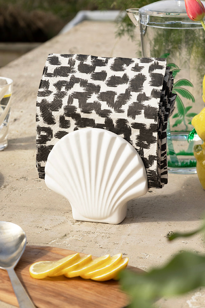 Beautiful Clam Shell Napkin Holder