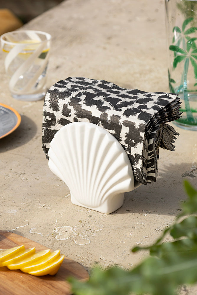 Beautiful Clam Shell Napkin Holder