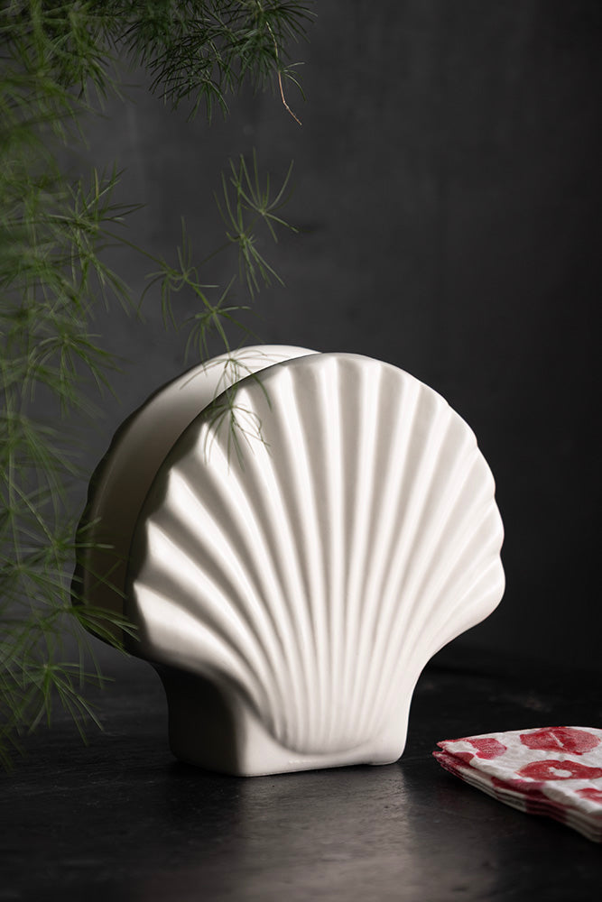 Beautiful Clam Shell Napkin Holder