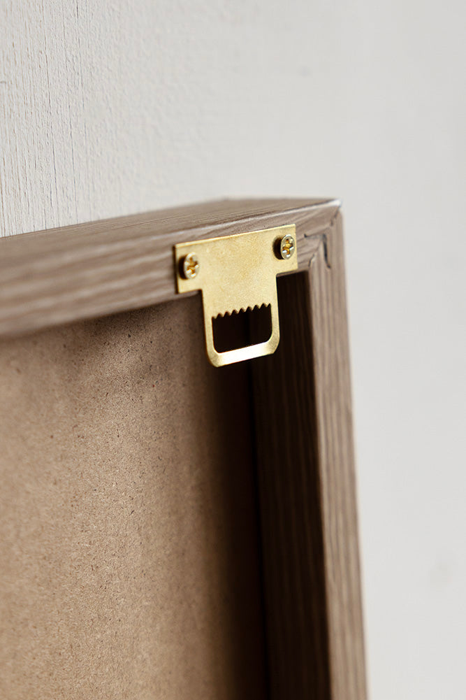 Framed Black & White Merci Wall Art