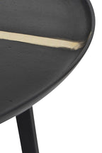 Set of 2 Textured with Gold Detailing Coffee Tables