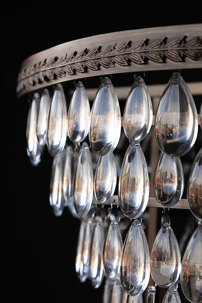 Crystal Droplets Chandelier