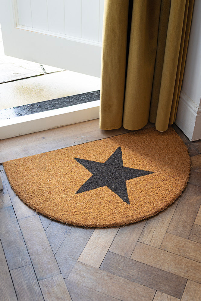 Half Moon Star Doormat
