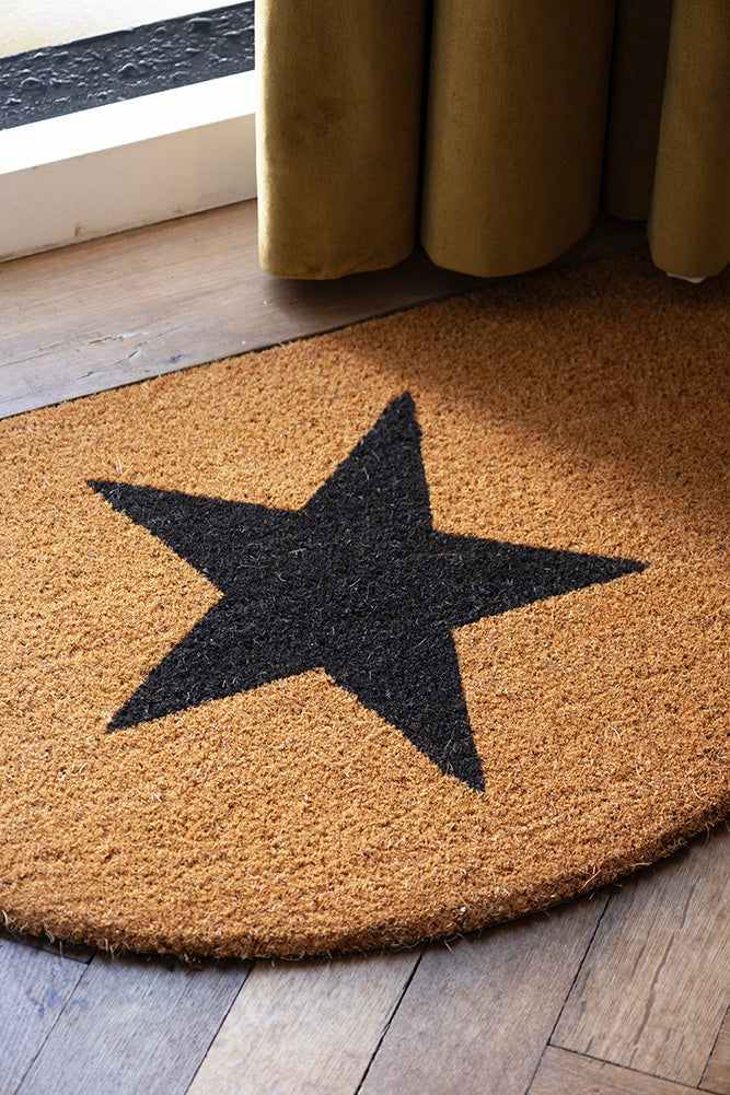 Half Moon Star Doormat