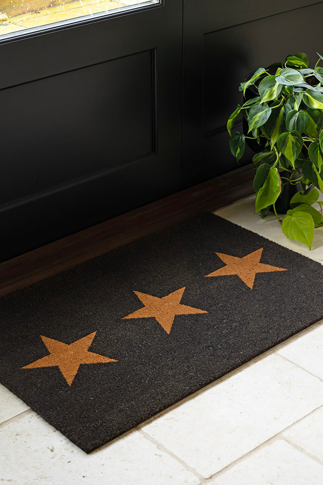 Large Triple Star Doormat