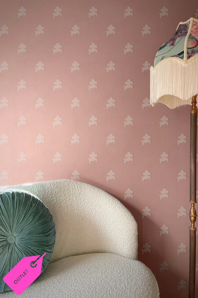 Divine Savages Poochi Poodle Pink Wallpaper - DISCONTINUED