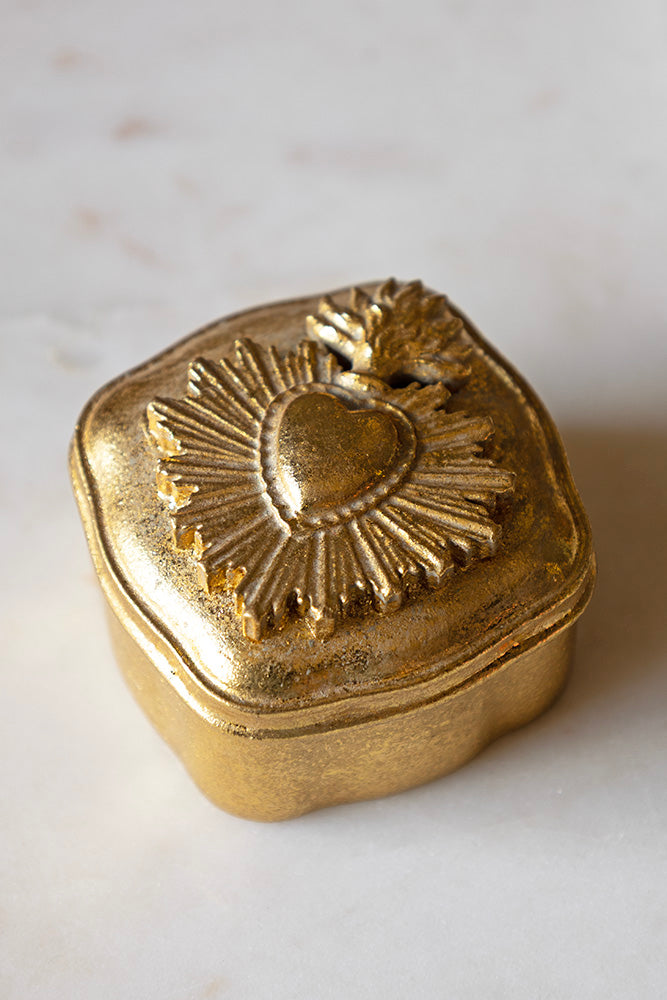 Ornate Sacred Heart Trinket Box