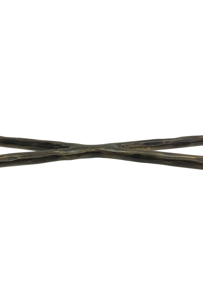 Black Console With Clear Glass Top