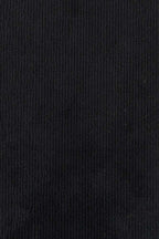 The Grace Footstool In Luxe Needlecord Velvet Midnight Navy