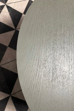 Olive Green Ribbed Coffee Table - SECONDS