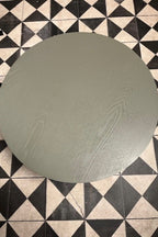 Olive Green Ribbed Coffee Table - SECONDS