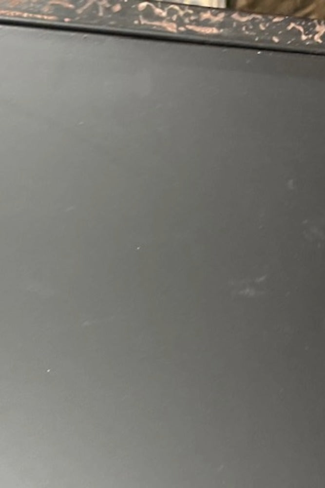 Metal Industrial Charcoal Bedside Table - DISCONTINUED