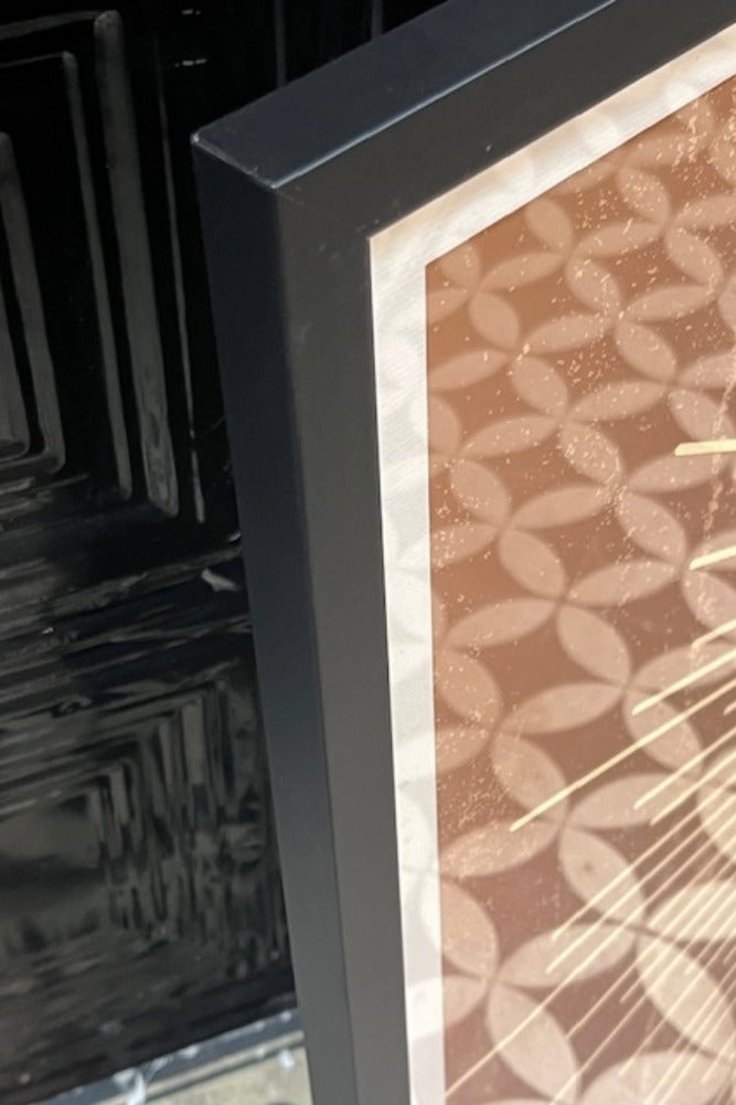 Framed Graphic Sunburst Art Print - SECONDS