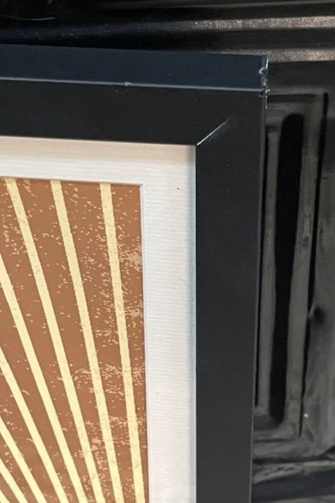 Framed Graphic Sunburst Art Print - SECONDS