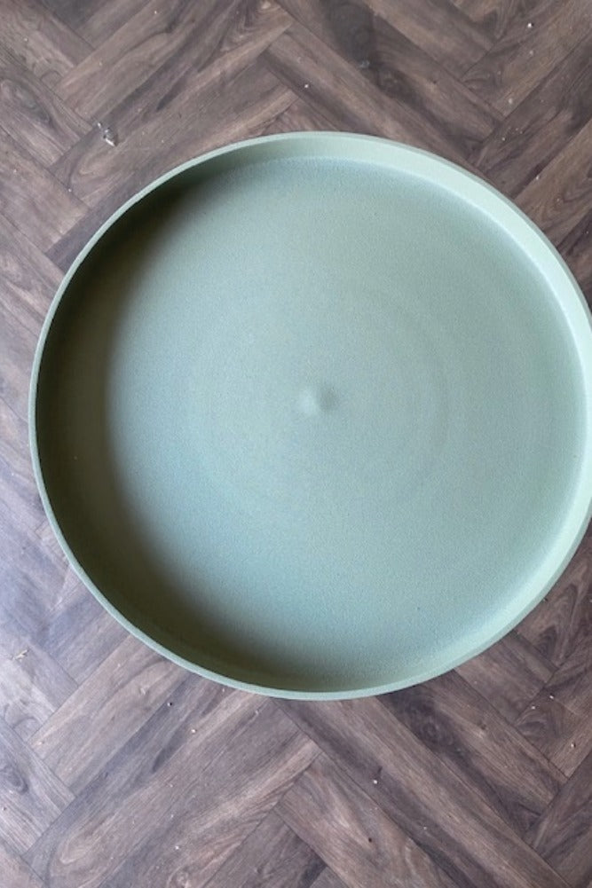 Anjou Metal Side Table - Sage Green - SECONDS