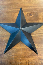 Set Of 3 Black Metal Stars - SECONDS