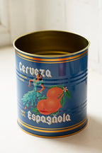 Set Of 2 Flamenco & Orange Kitchen Storage Tins
