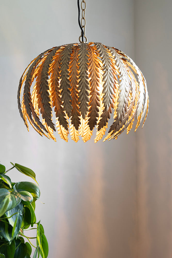 Tropical Leaf Ceiling Pendant Light