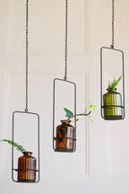 Wire Glass Bottle / Vase Holder