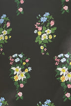 JoJo & Trixie Floral New York Black Wallpaper - DISCONTINUED