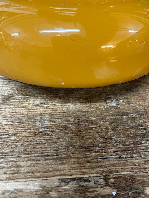 Modern Metal Mustard Table Lamp - SECONDS