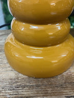 Modern Metal Mustard Table Lamp - SECONDS