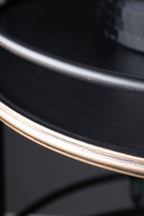 Antiqued-Style 3 Tier Metal Drinks Trolley