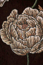 Denim & Bone Scandi Black Woven Cotton Throw