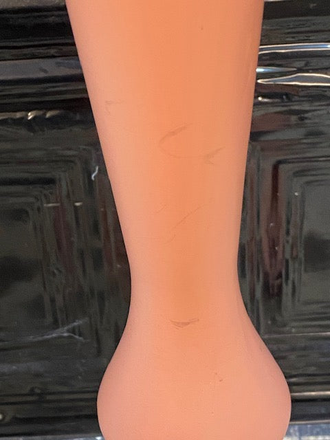 Wood Turned Pink Side Table - SECONDS