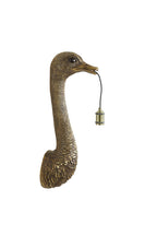 Antique Bronze Ostrich Wall Light