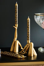 Sexy Legs Candle Holder In Gold