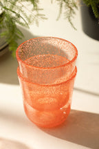 Acrylic Coral Pink Picnic Tumbler