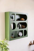 Alcove Wall Shelf in Cactus Green