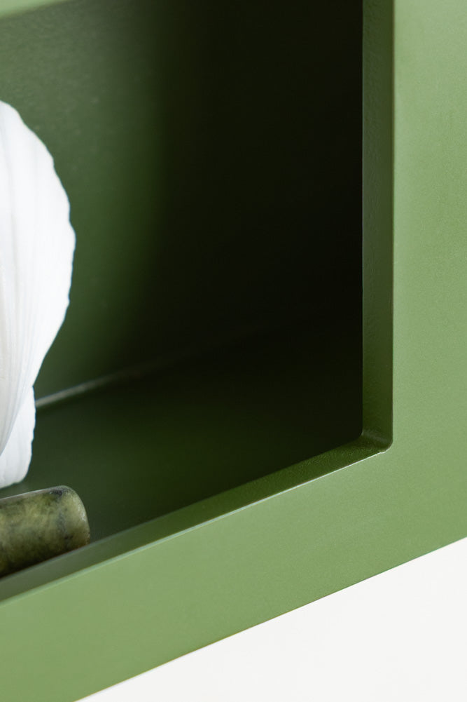 Alcove Wall Shelf in Cactus Green