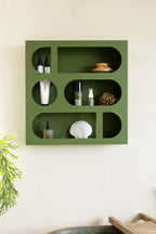 Alcove Wall Shelf in Cactus Green