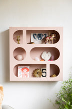 Alcove Wall Shelf in Dusty Pink