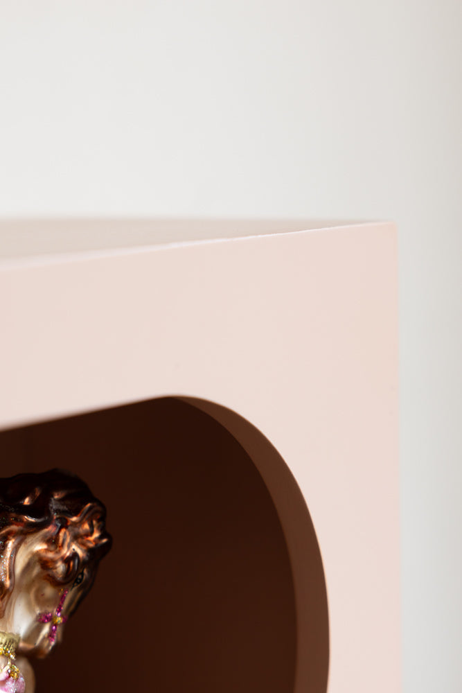 Alcove Wall Shelf in Dusty Pink