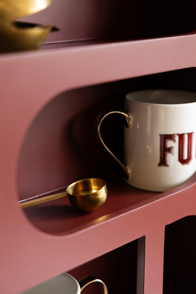 Alcove Wall Shelf in Burgundy