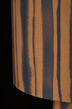 Amber Blurred Line Print Floor Lamp