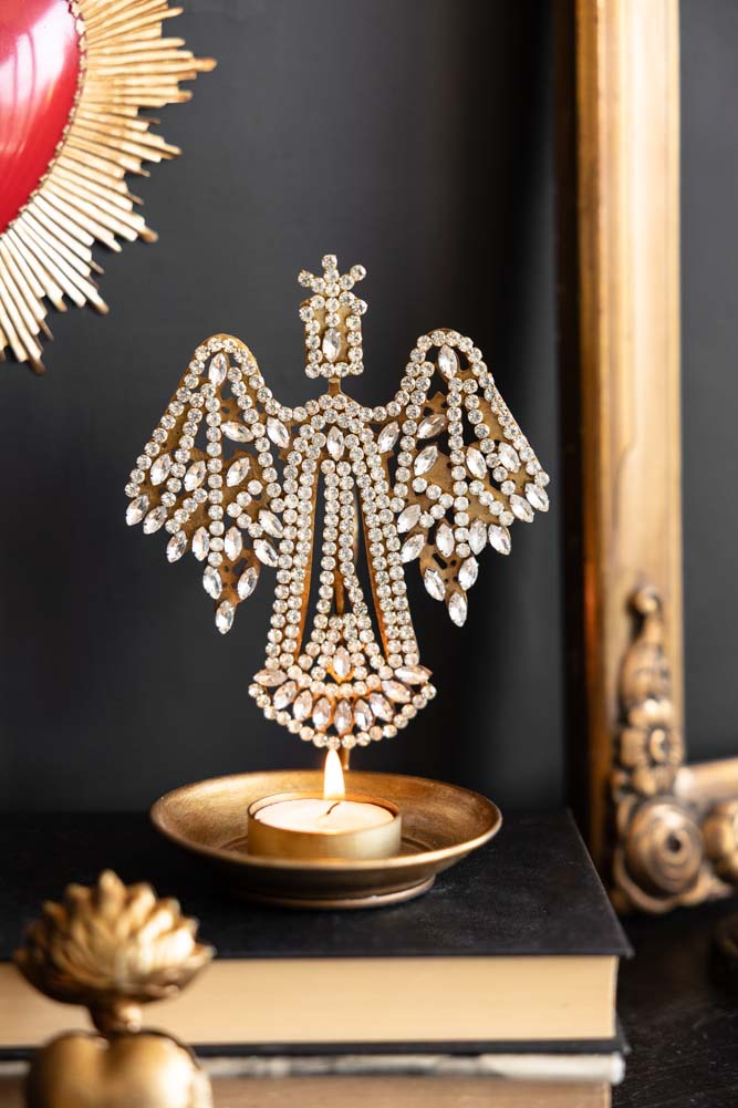 Angel Jewels Candle Holder