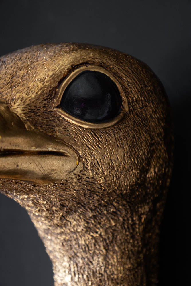 Antique Bronze Ostrich Wall Light