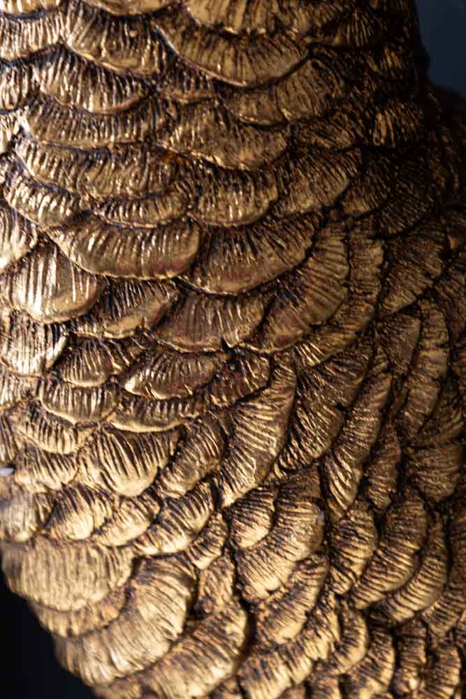 Antique Bronze Ostrich Wall Light