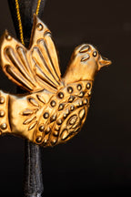 Antique Gold Dove Christmas Tree Decoration