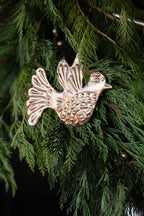 Antique Gold Dove Christmas Tree Decoration