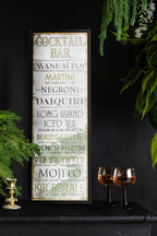 Vintage-Style Cocktail Mirror