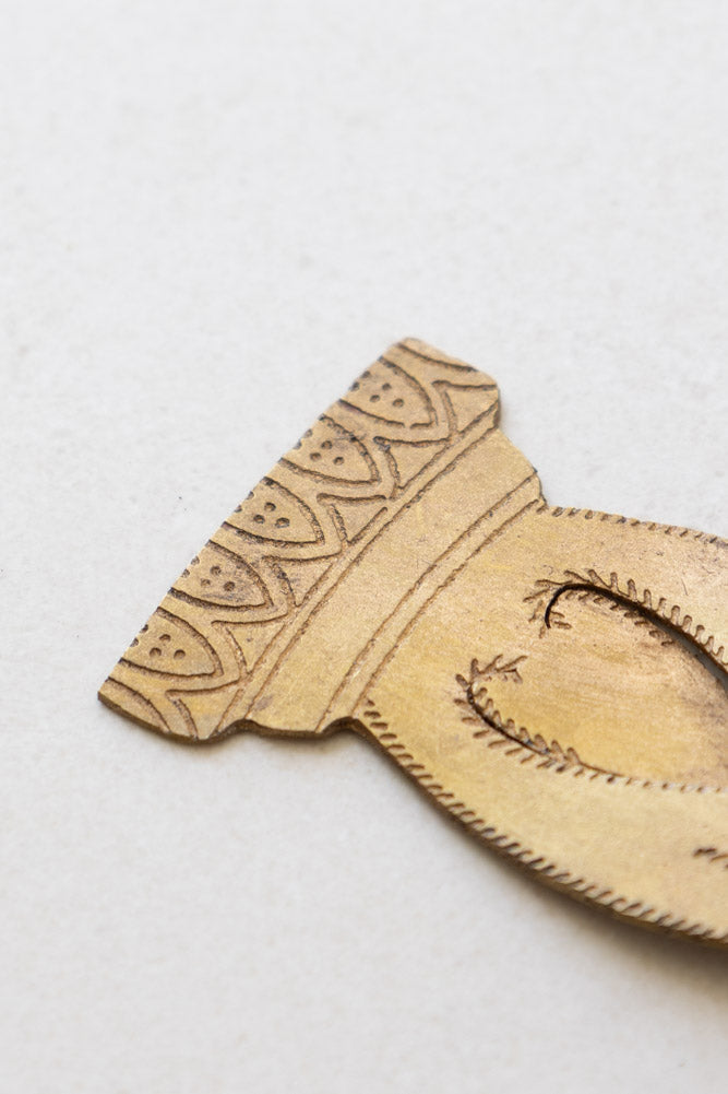 Antiqued-Effect Bookmark Hand