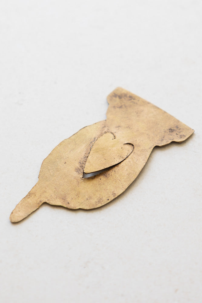 Antiqued-Effect Bookmark Hand