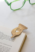 Antiqued-Effect Bookmark Hand