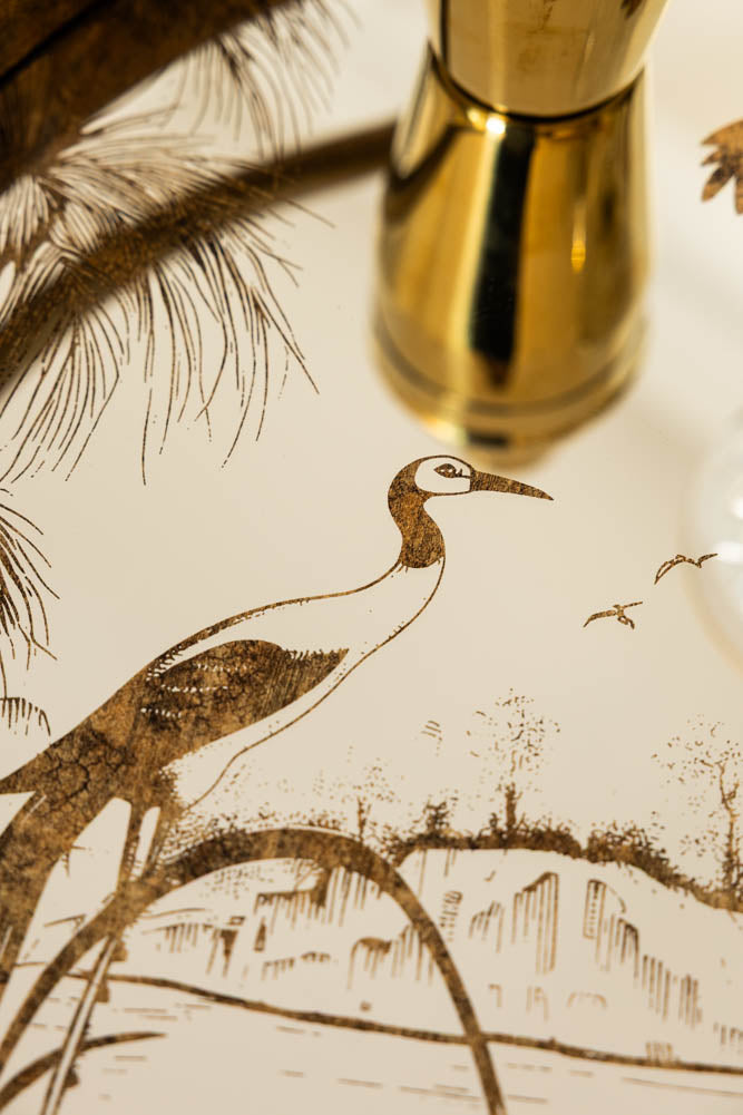 Stunning Antiqued-Gold Effect Drinks Trolley