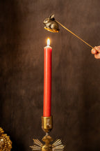 Antiqued-Gold Rabbit Candle Snuffer